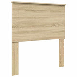 Headboard with Headboard Sonoma Oak 90 cm Engineered Wood - Front View
