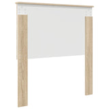 Headboard Sonoma Oak 100 cm Engineered Wood - 45-Degree Angle