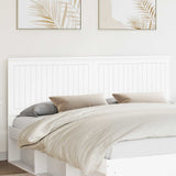 Headboard with Headboard White 180 cm Engineered wood