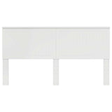 Headboard with Headboard White 180 cm Engineered wood