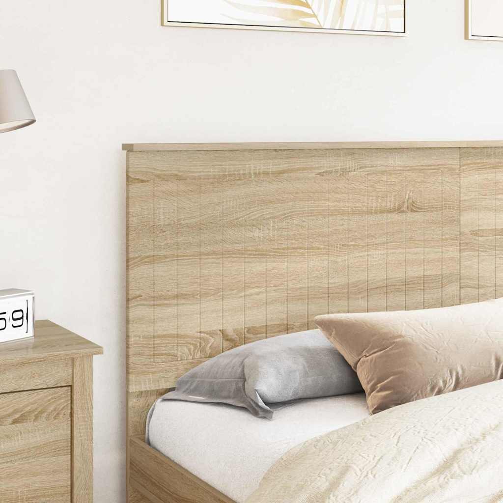 Headboard with Headboard Sonoma Oak 180 cm Engineered wood