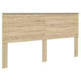 Headboard with Headboard Sonoma Oak 180 cm Engineered Wood - Front View