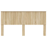 Headboard with Headboard Sonoma Oak 180 cm Engineered Wood