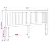 Headboard with Headboard Sonoma Oak 180 cm Engineered Wood