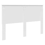Headboard with Headboard White 150 cm Engineered wood - Rear View