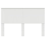 Headboard with Headboard White 150 cm Engineered wood - Top-Down View