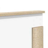 Headboard with Headboard Sonoma Oak 150 cm Engineered wood - Low Angle