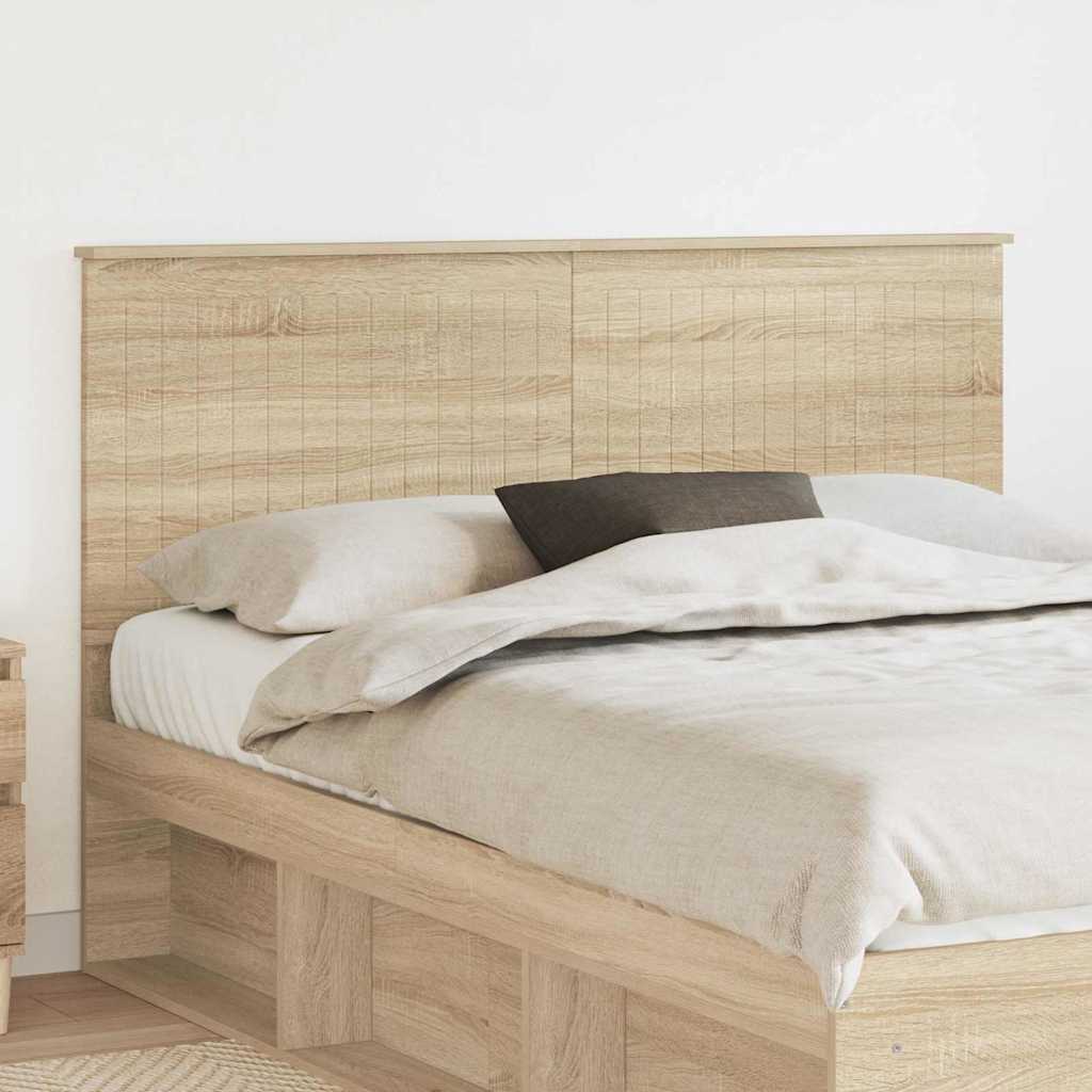Headboard with Headboard Sonoma Oak 150 cm Engineered wood
