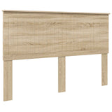 Headboard with Headboard Sonoma Oak 150 cm Engineered wood - Front View