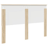 Headboard with Headboard Sonoma Oak 150 cm Engineered wood - Rear View