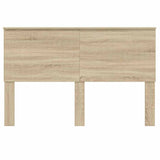 Headboard with Headboard Sonoma Oak 150 cm Engineered wood - Top-Down View