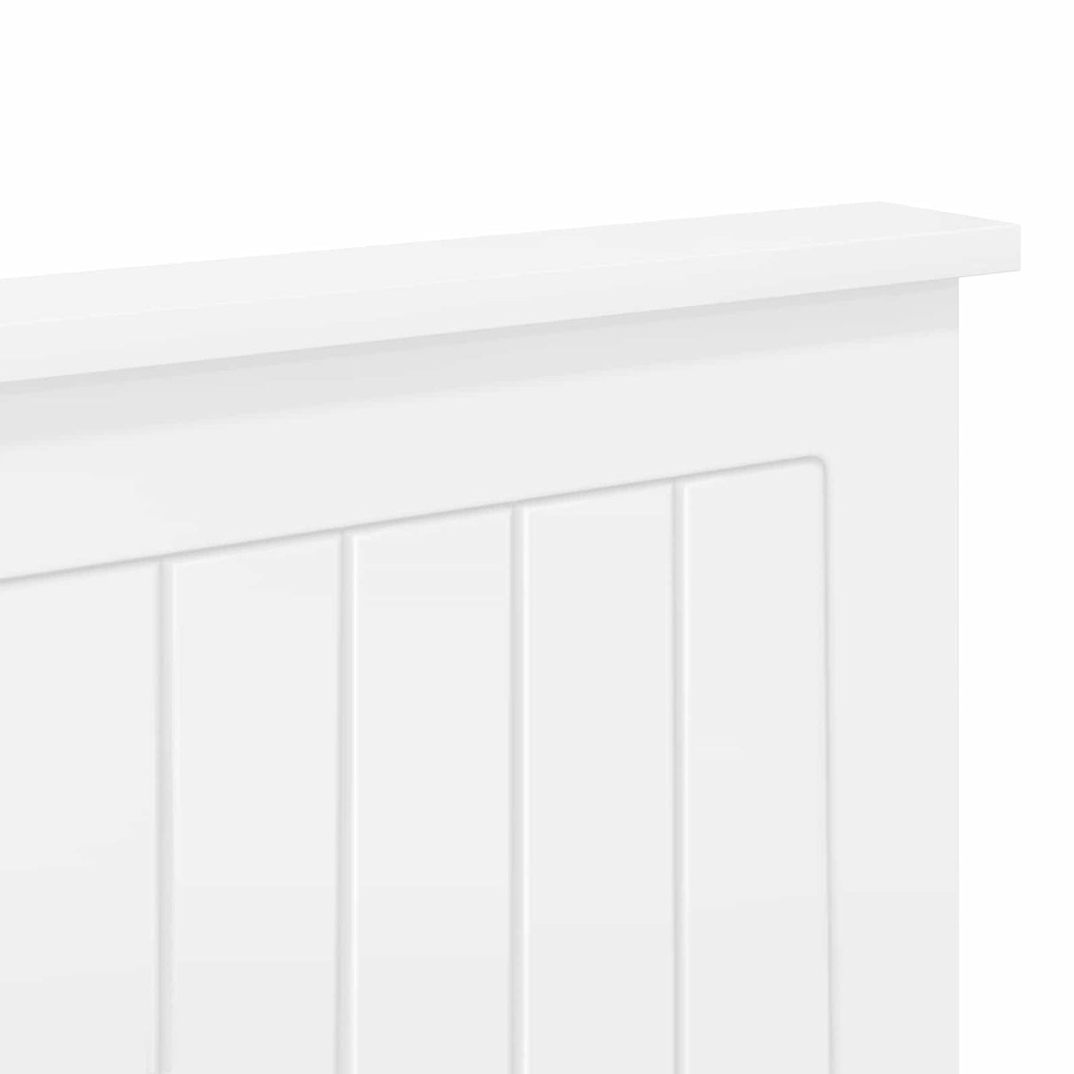Headboard with Headboard White 135 cm Engineered wood