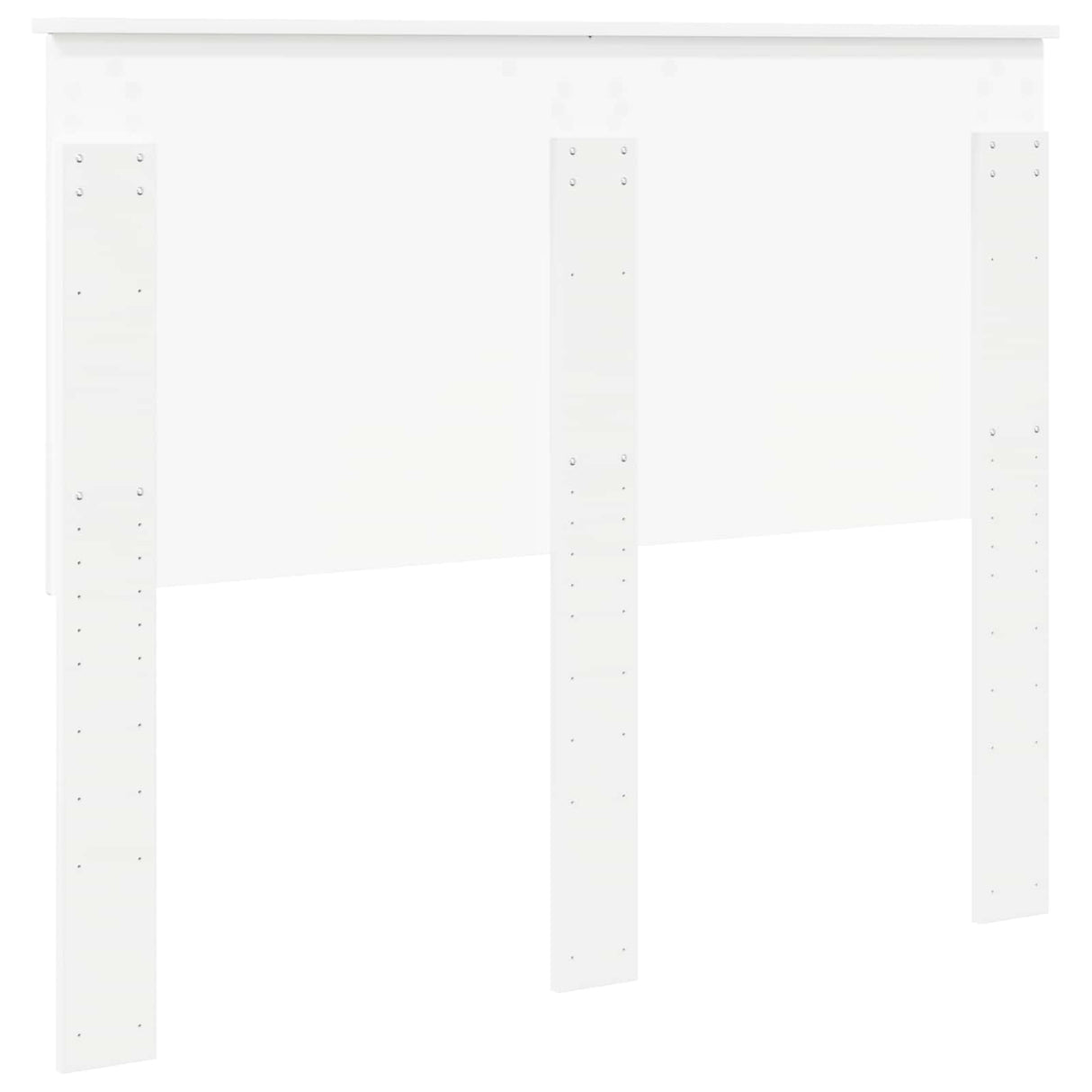 Headboard with Headboard White 135 cm Engineered wood