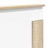 Headboard with Headboard Sonoma Oak 135 cm Engineered wood - Low Angle