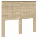 Headboard with Headboard Sonoma Oak 135 cm Engineered wood - Front View