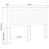 Headboard with Headboard Sonoma Oak 135 cm Engineered wood - Extra Image