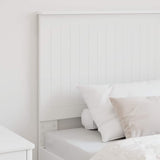 Headboard with Headboard White 90 cm Engineered wood - Side View