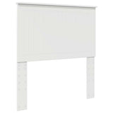 Headboard with Headboard White 90 cm Engineered wood - Front View