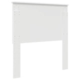 Headboard with Headboard White 90 cm Engineered wood