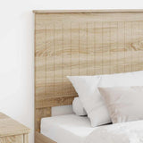 Headboard with Headboard Sonoma Oak 90 cm Engineered wood - Side View