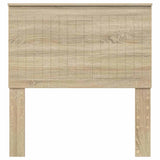 Headboard with Headboard Sonoma Oak 90 cm Engineered wood - Top-Down View