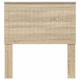 Headboard with Headboard Sonoma Oak 90 cm Engineered wood - Top-Down View
