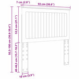Headboard with Headboard Sonoma Oak 90 cm Engineered wood - Extra Image