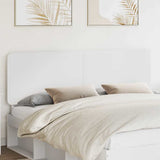Headboard with Headboard White 180 cm Engineered wood