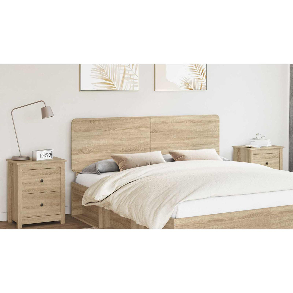 Headboard Sonoma Oak Engineered wood