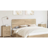 Headboard Sonoma Oak Engineered wood - Rear View