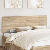 Headboard with Headboard Sonoma Oak 180 cm Engineered wood