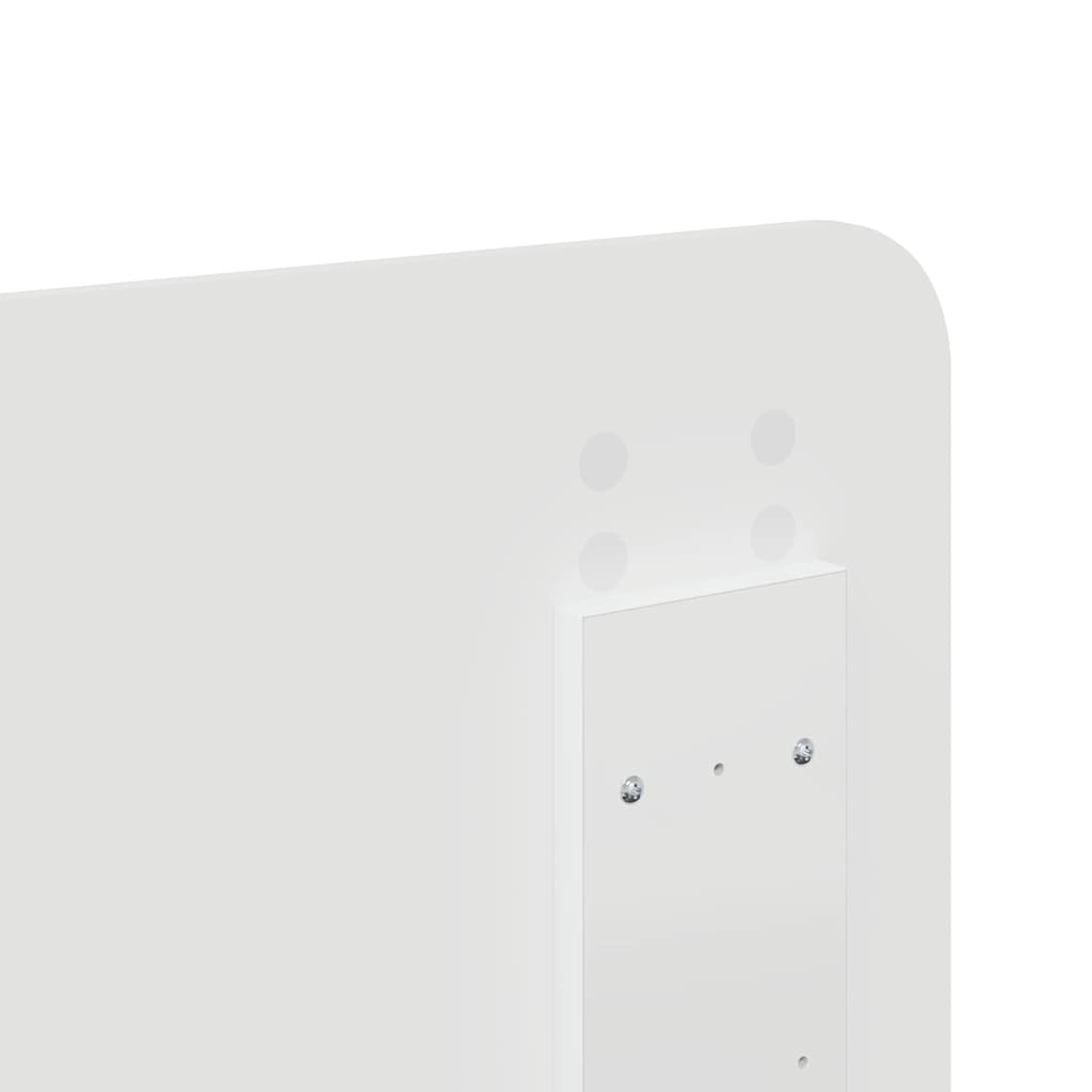 Headboard with Headboard White 150 cm Engineered wood