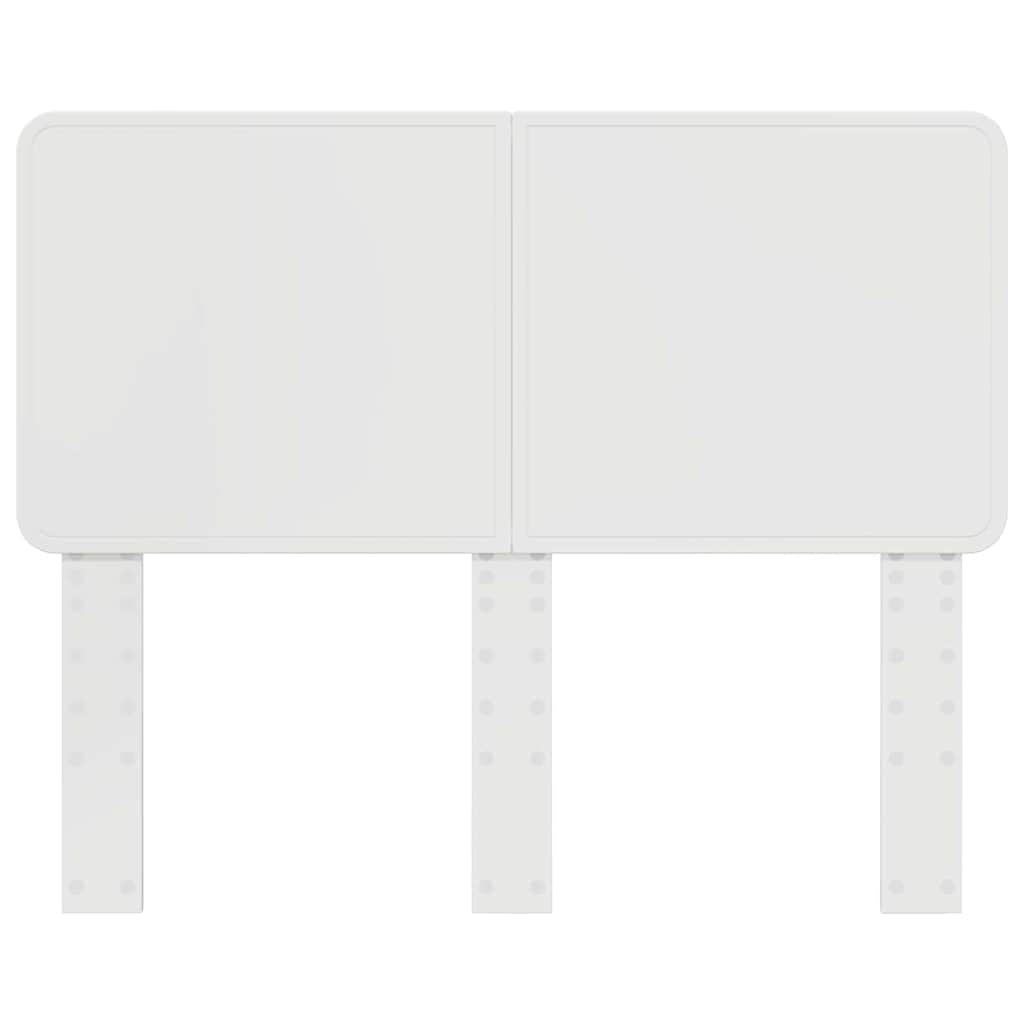 Headboard with Headboard White 135 cm Engineered wood