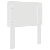 Headboard with Headboard White 90 cm Engineered wood - Rear View