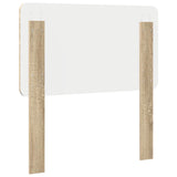 Headboard Sonoma Oak Engineered wood - Rear View