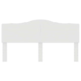 Headboard with Headboard White 180 cm Engineered wood - Top-Down View