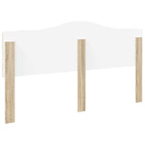 Headboard Sonoma Oak Engineered wood - Rear View