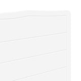 Headboard White Engineered wood - Close-Up Angle