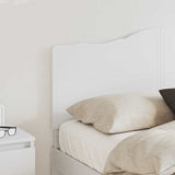 Headboard with Headboard White 150 cm Engineered wood - Side View