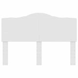 Headboard with Headboard White 150 cm Engineered wood - Top-Down View
