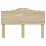 Headboard with Headboard Sonoma Oak 150 cm Engineered wood - Top-Down View