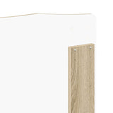 Headboard with Headboard Sonoma Oak 135 cm Engineered wood - Low Angle
