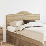 Headboard with Headboard Sonoma Oak 135 cm Engineered wood