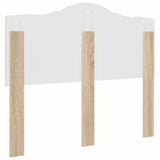 Headboard Sonoma Oak Engineered wood - Rear View