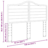Headboard with Headboard Sonoma Oak 135 cm Engineered wood - Extra Image