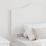 Headboard with Headboard White 90 cm Engineered wood - Side View