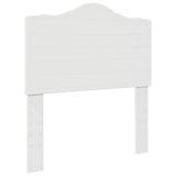 Headboard with Headboard White 90 cm Engineered wood - Front View