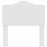 Headboard with Headboard White 90 cm Engineered wood - Top-Down View