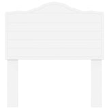 Headboard White Engineered wood - Top-Down View