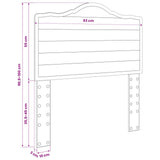 Headboard White Engineered wood - Extra Image